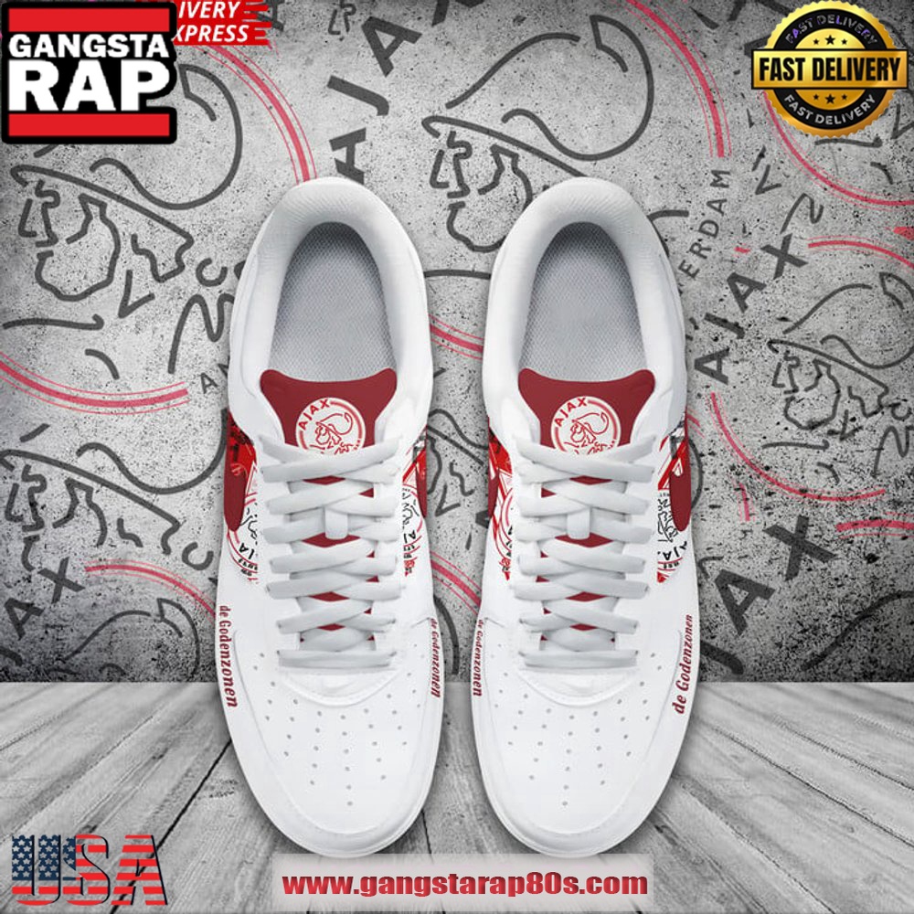 AFC Ajax Godenzonen Limited Edition Air Force 1 Running Sneakers Shoes