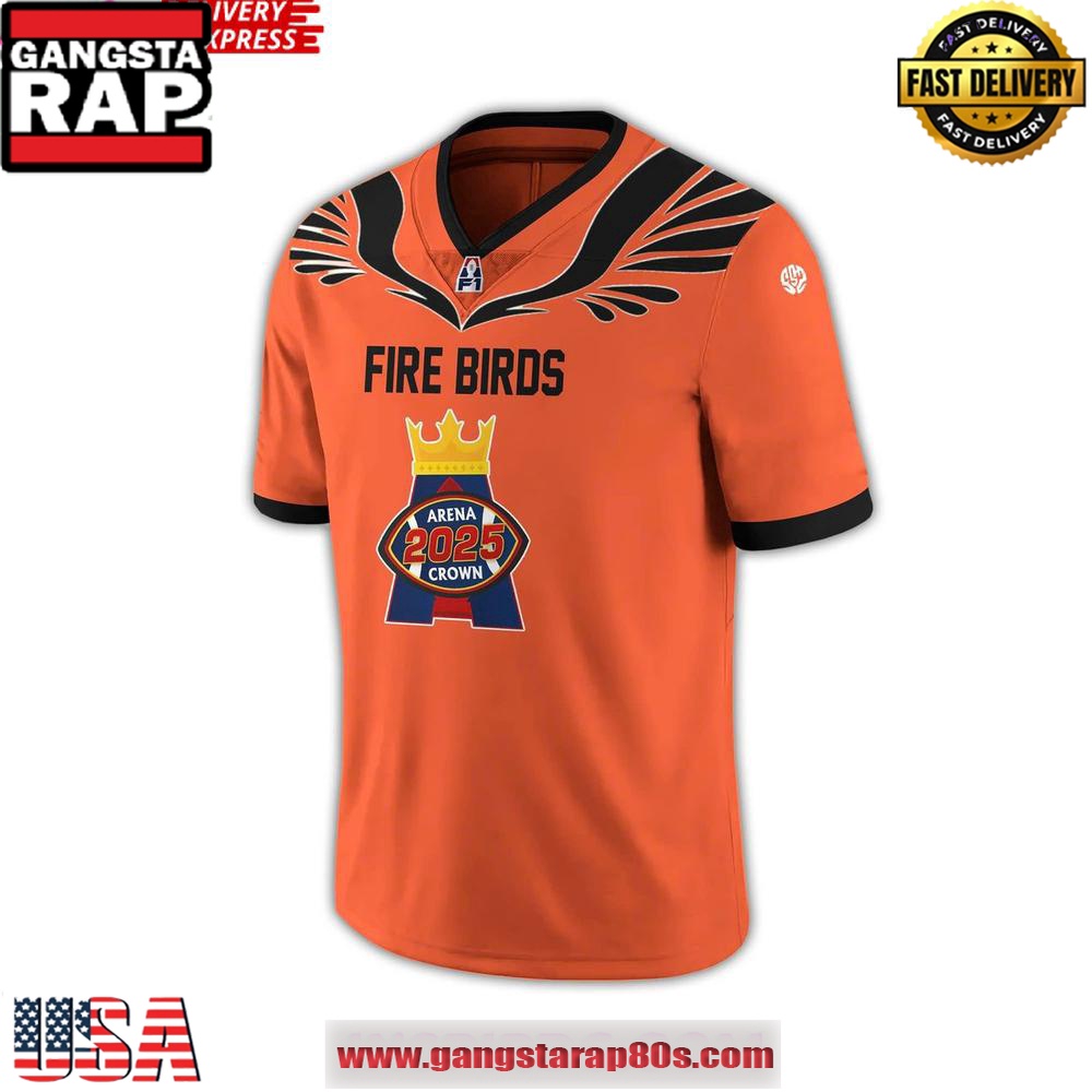 Albany Firebirds 2025 Arena Crown Champions Custom Football Jersey