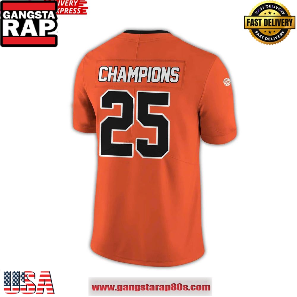 Albany Firebirds 2025 Arena Crown Champions Custom Football Jersey Albany Firebirds 2025 Arena Crown Champions Custom Football Jersey