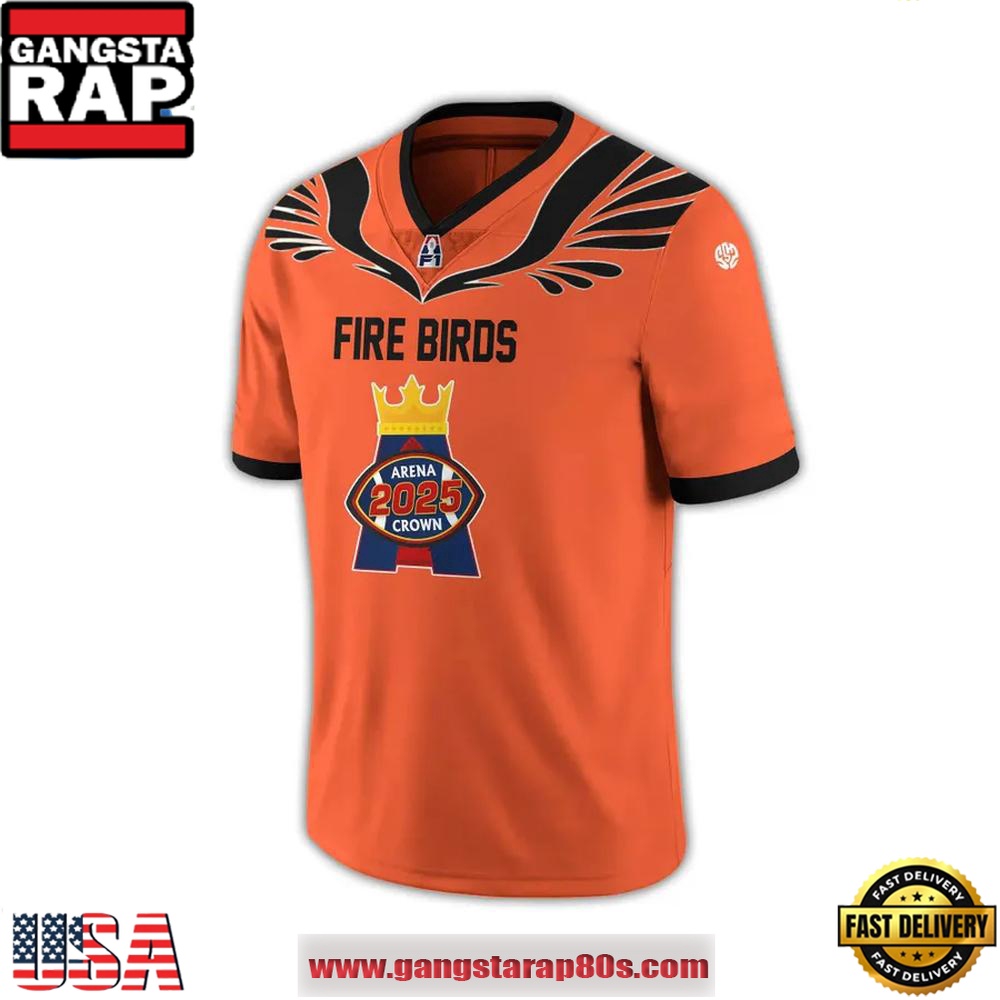 Albany Firebirds Arena Crown CHAMPIONS Limited Edition Custom Football Jersey 2025 Albany Firebirds Arena Crown CHAMPIONS Limited Edition Custom Football Jersey 2025