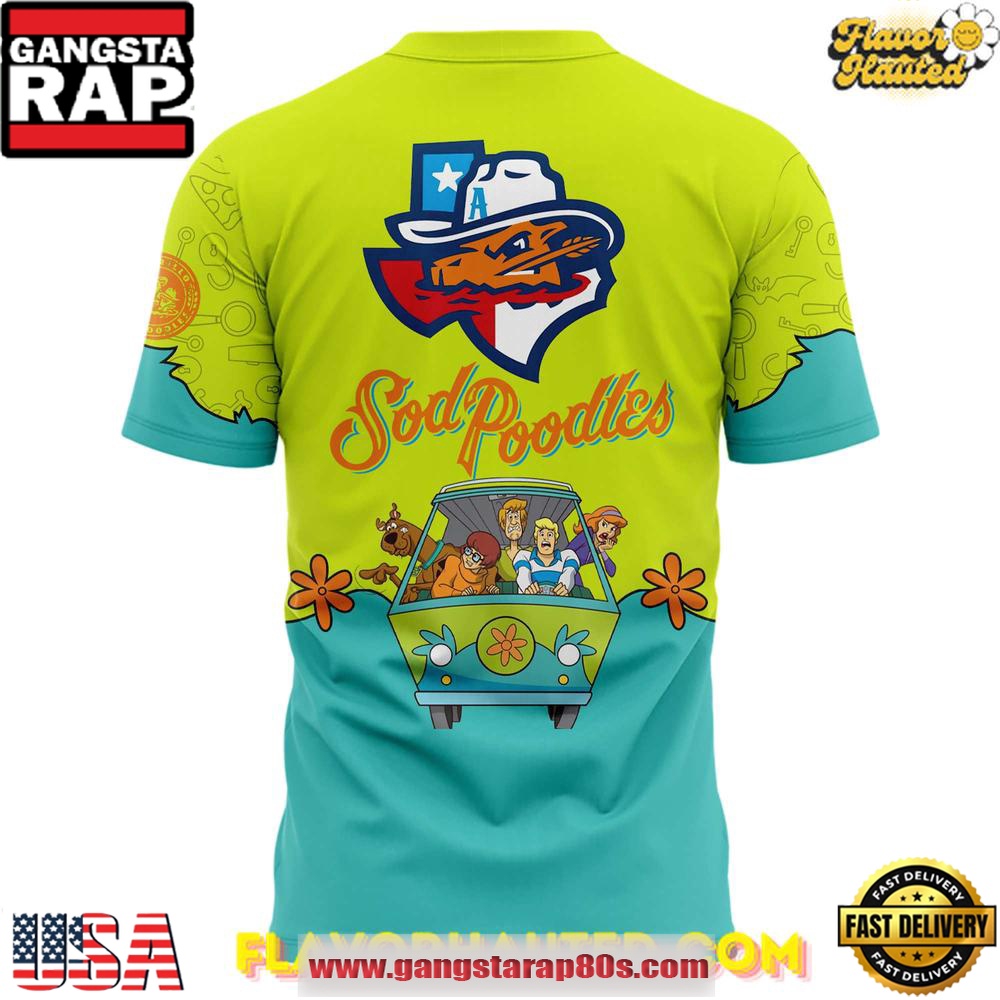 Amarillo Sod Poodles Scooby-Doo 2025 3D T Shirt Amarillo Sod Poodles Scooby-Doo 2025 3D T Shirt