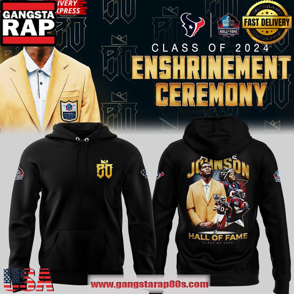 Andre Johnson Hall of Fame Class of Unisex Hoodie