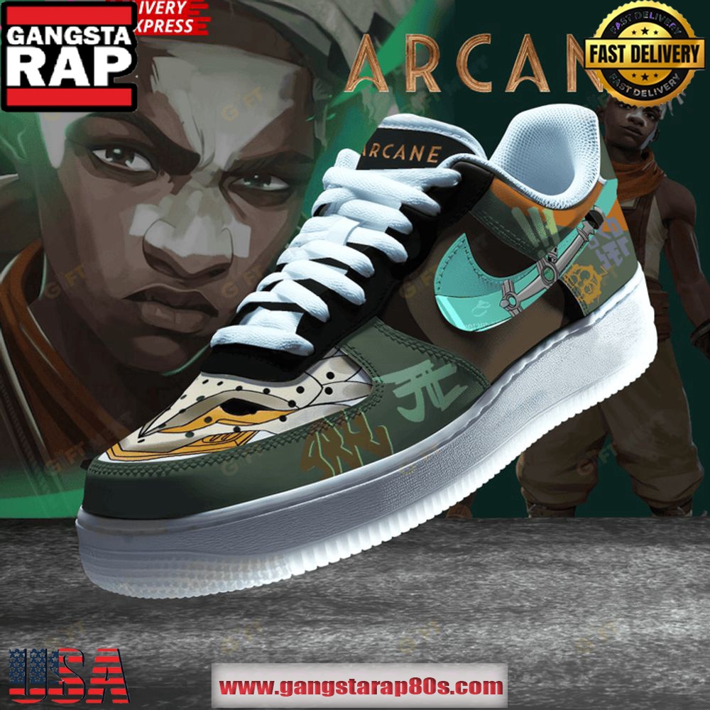Arcane Ekko Limited Edition Air Force 1 Shoes Running Sneakers