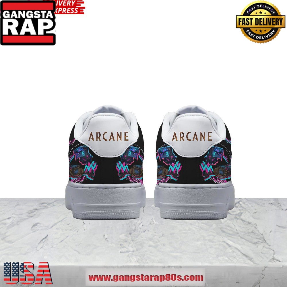 Arcane League of Legends Limited Edition Air Force 1 Running Sneakers Shoes Arcane League of Legends Limited Edition Air Force 1 Running Sneakers Shoes