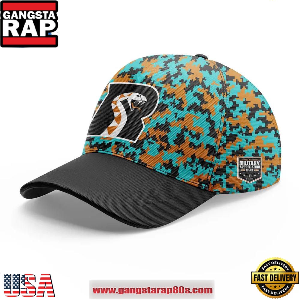 Arizona Rattlers 2025 Military Night Special Edition Classic Cap Hats Arizona Rattlers 2025 Military Night Special Edition Classic Cap Hats