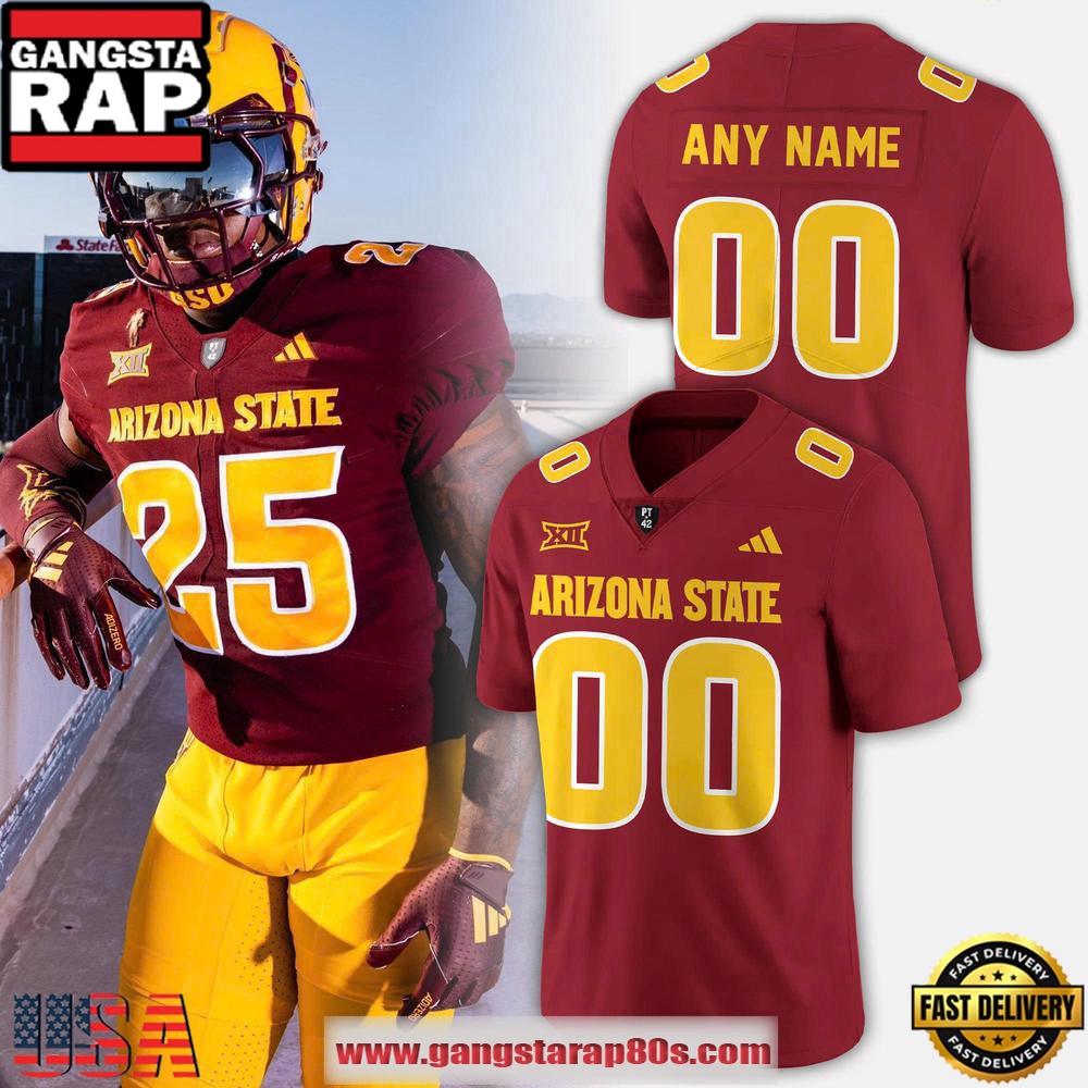Arizona State Sun Devils 2025 New Core Uniform Custom Football Jersey