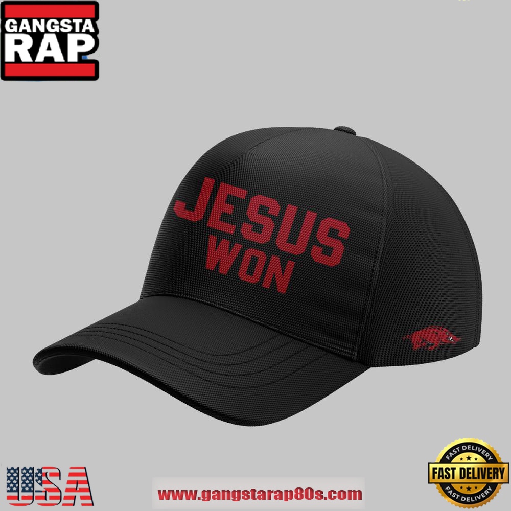 Arkansas Razorbacks Jesus Won Classic Cap Hats