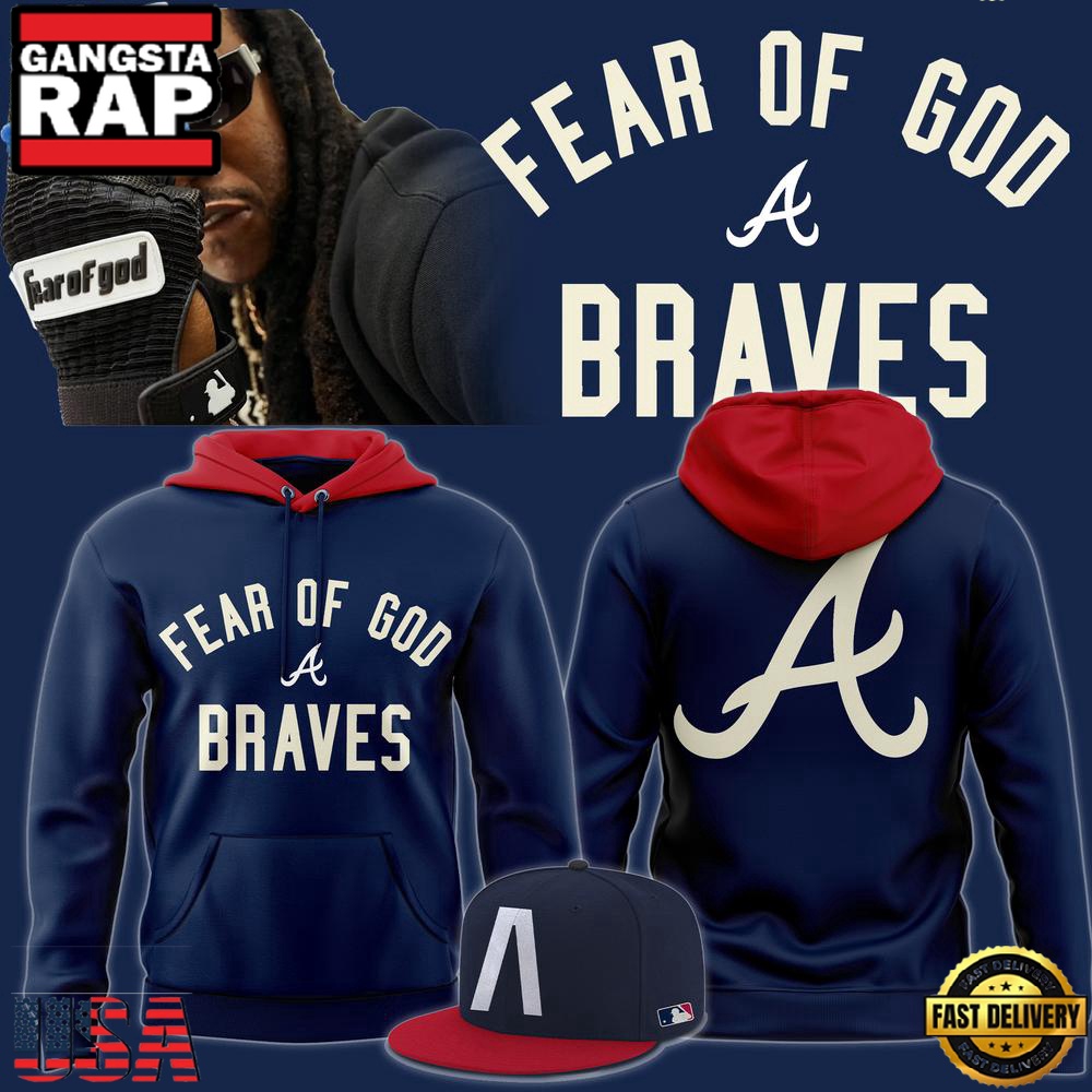 Atlanta Braves x Essentials Fear Of God Atlanta Capsule 2025 MLB All-Star Week Hoodie