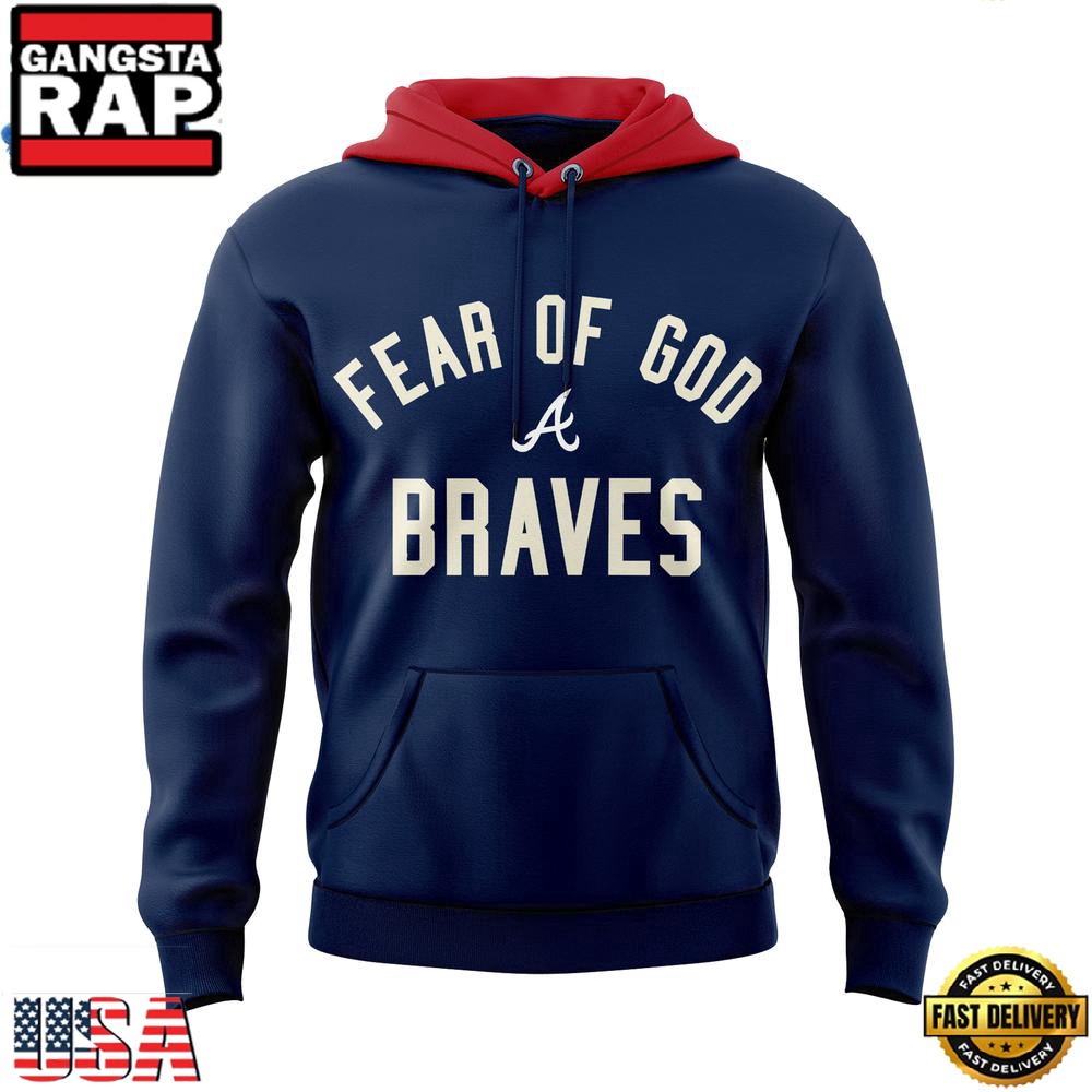 Atlanta Braves x Essentials Fear Of God Atlanta Capsule 2025 MLB All-Star Week Hoodie