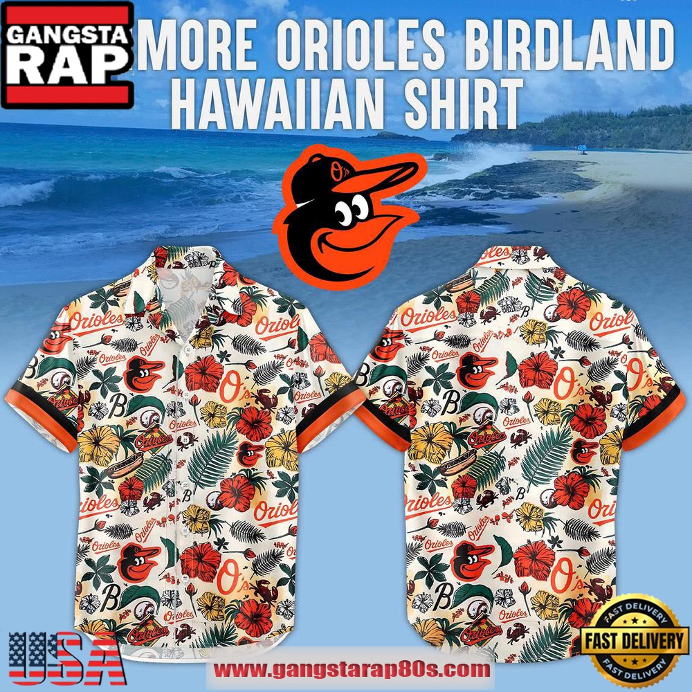 Baltimore Orioles 2025 Birdland Limited Edition Hot Summer Hawaiian Shirt Baltimore Orioles 2025 Birdland Limited Edition Hot Summer Hawaiian Shirt