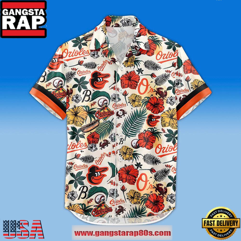 Baltimore Orioles 2025 Birdland Limited Edition Hot Summer Hawaiian Shirt Baltimore Orioles 2025 Birdland Limited Edition Hot Summer Hawaiian Shirt
