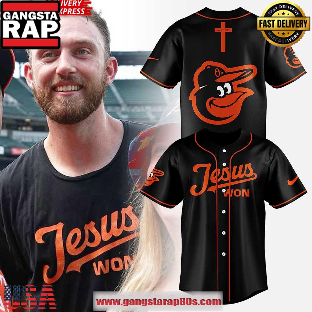 Baltimore Orioles Jesus Won Limited Edition Baseball Jersey Shirt