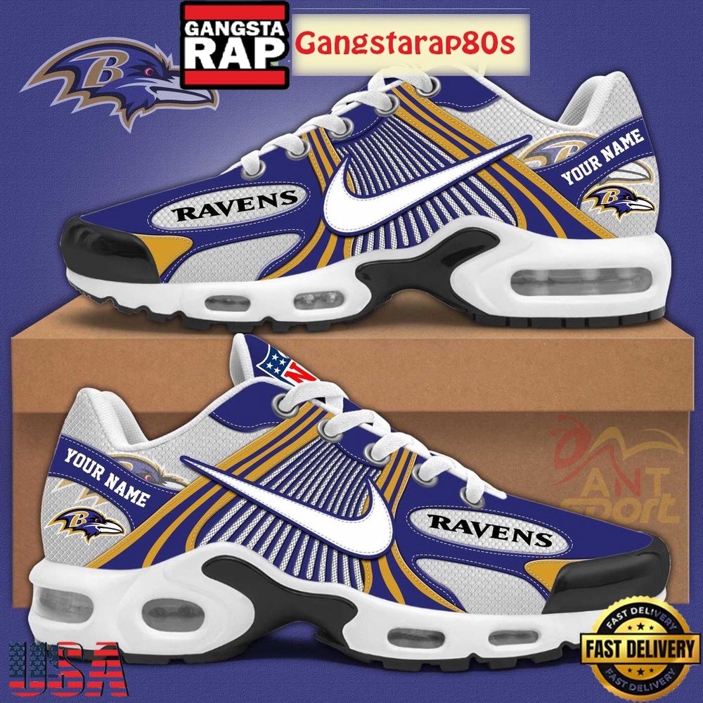 Baltimore Ravens New Season 2025 Custom Air Max Plus Shoes