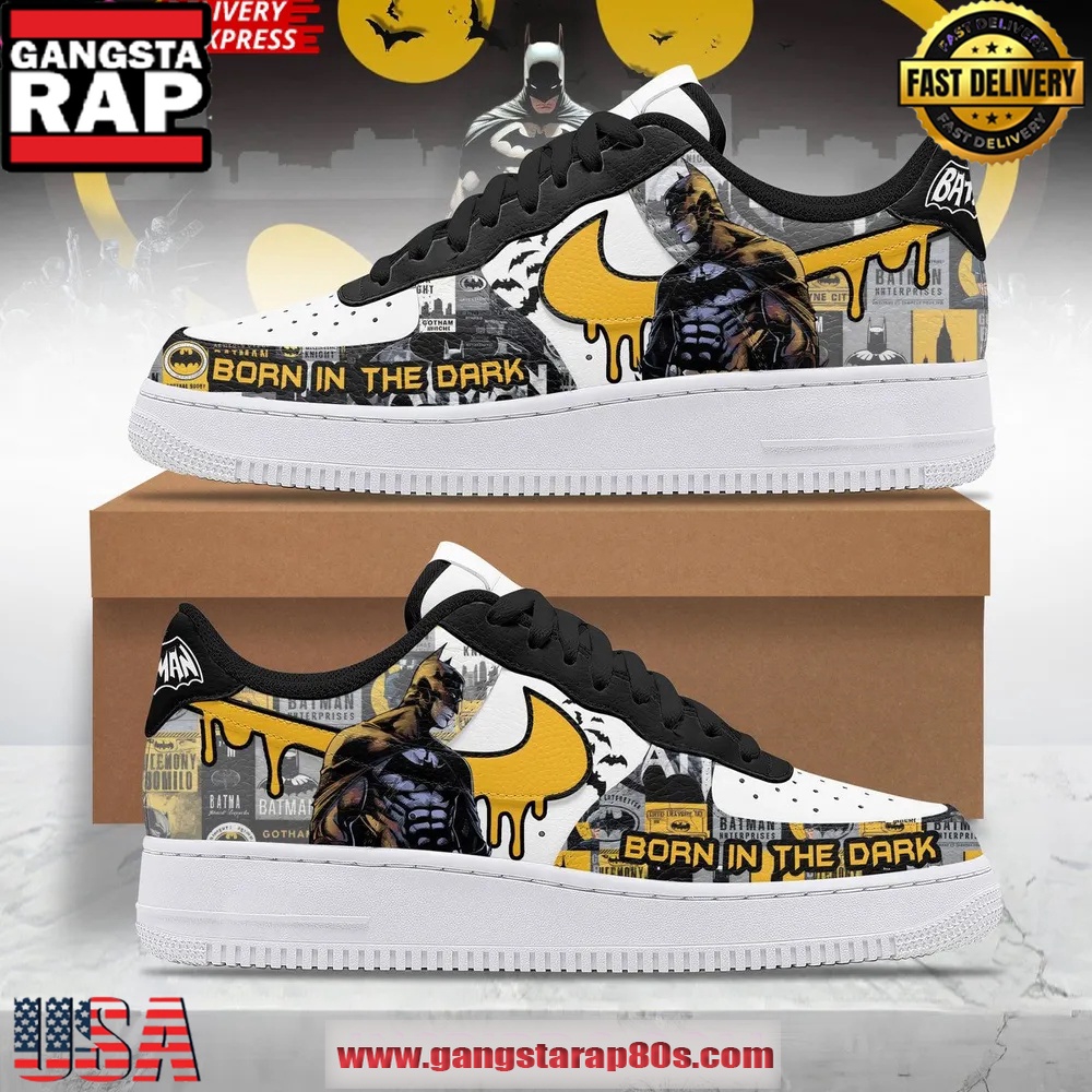 Batman Born In The Dark Limited Edition Air Force 1 Sneakers Shoes