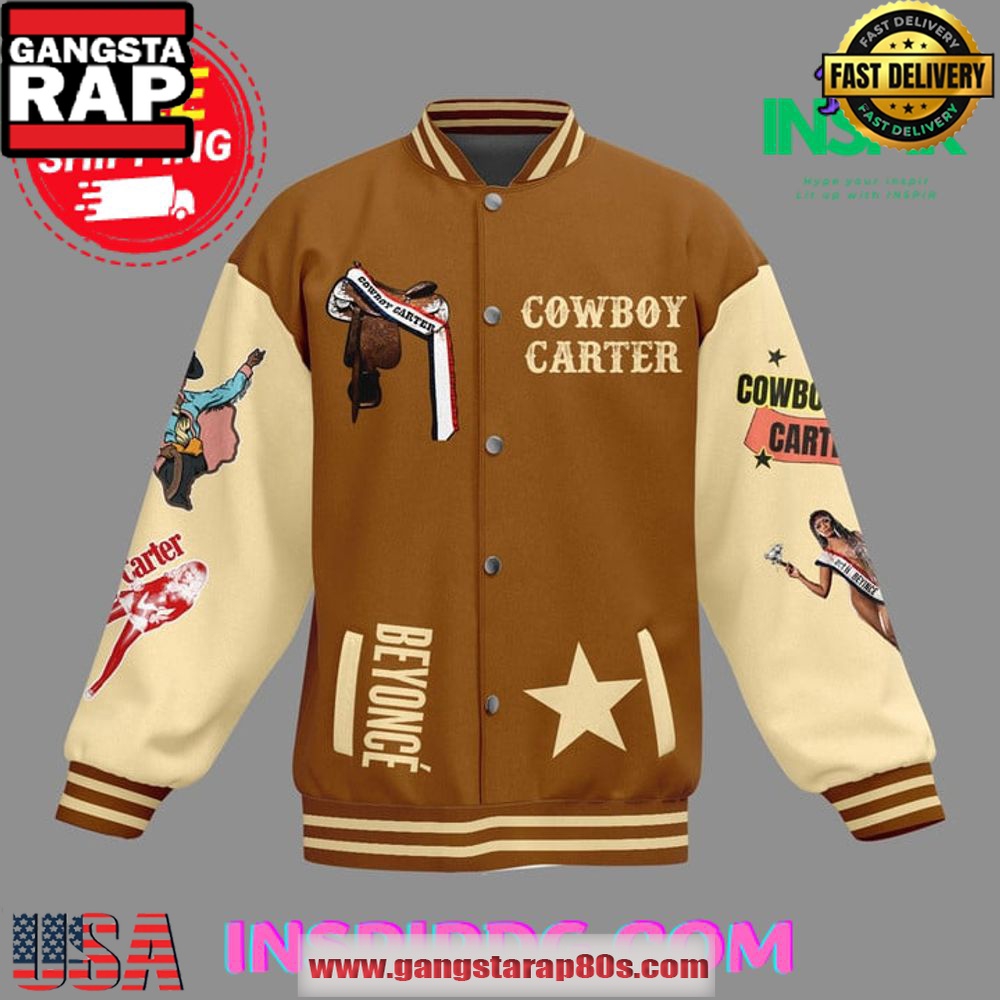 Beyonce Cowboy Carter This Aint Texas Aint No Holdem Baseball Jacket