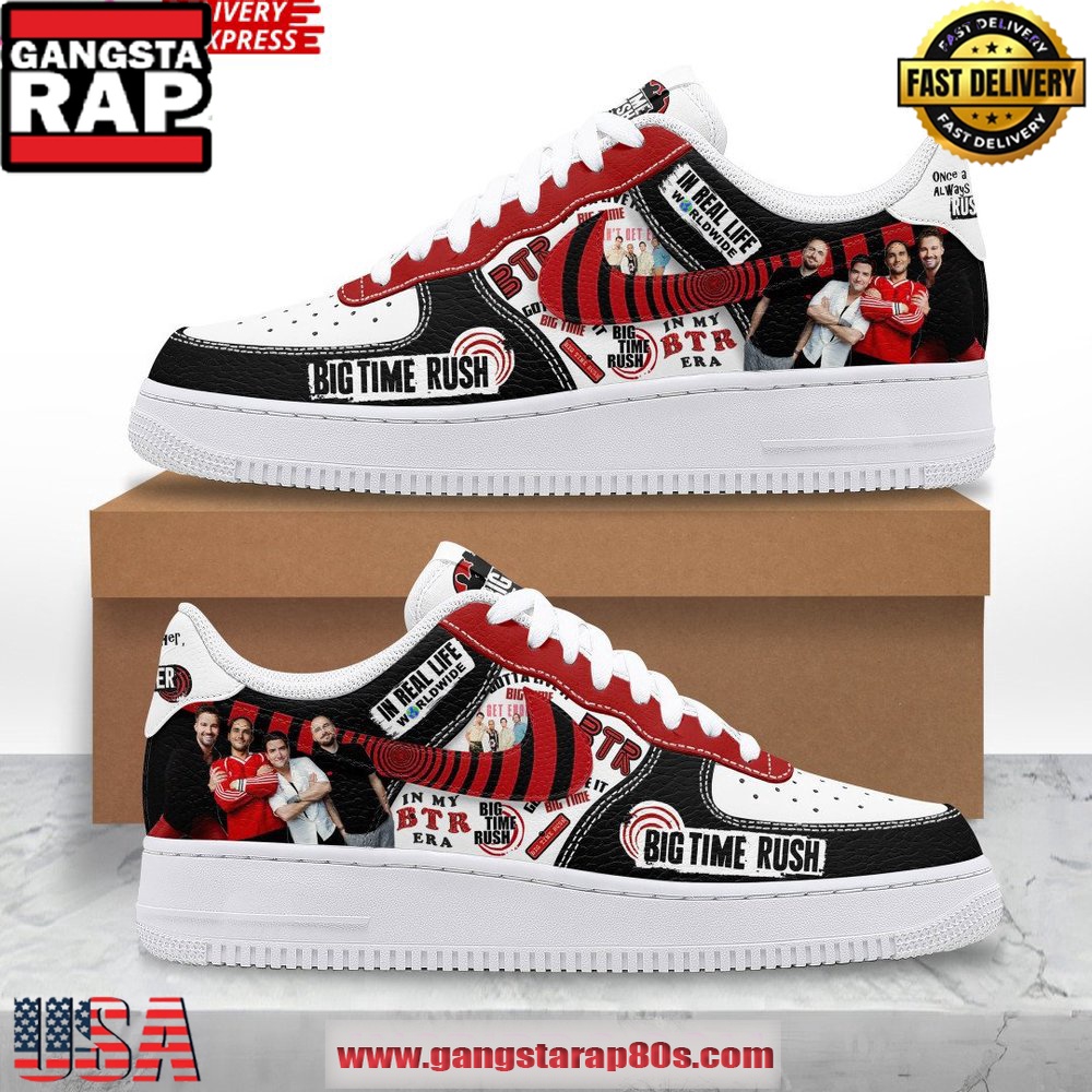Big Time Rush Special Edition Air Force 1 Running Sneakers Shoes