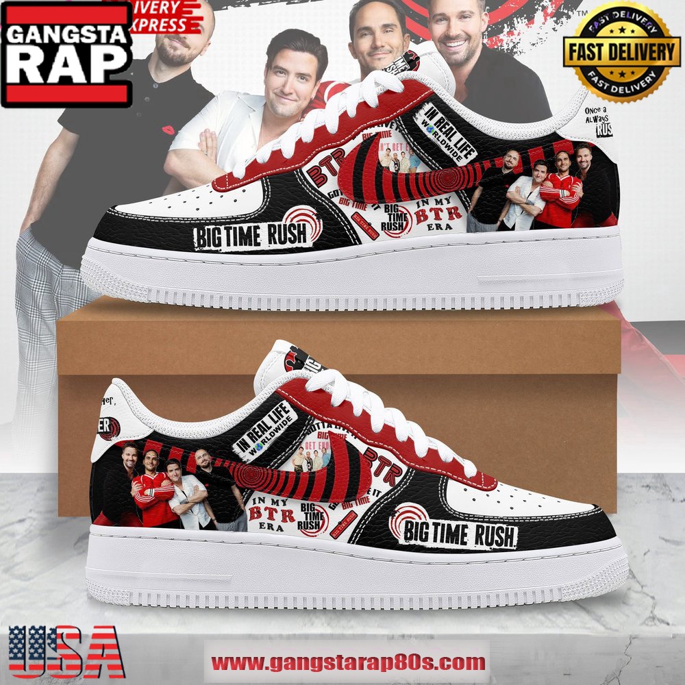 Big Time Rush Special Edition Air Force 1 Running Sneakers Shoes