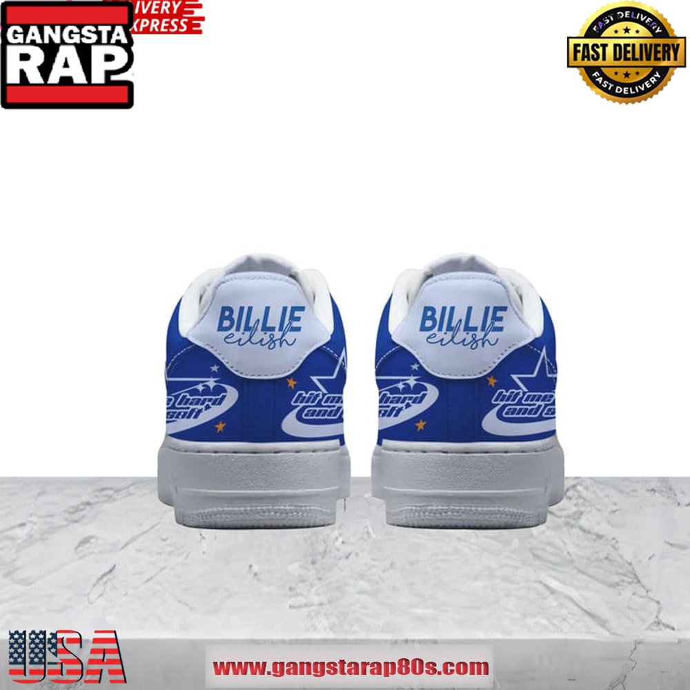 Billie Eilish Hit Me Hard and Soft Special Edition Air Force 1 Sneakers Shoes Billie Eilish Hit Me Hard and Soft Special Edition Air Force 1 Sneakers Shoes