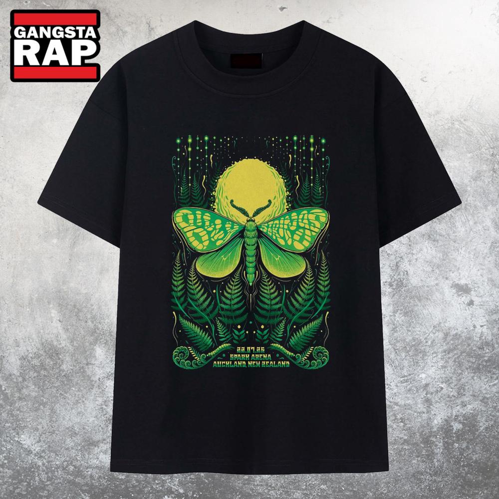 Billy Strings 7-22-2025 Auckland NZ Tour T Shirt Billy Strings 7-22-2025 Auckland NZ Tour T Shirt