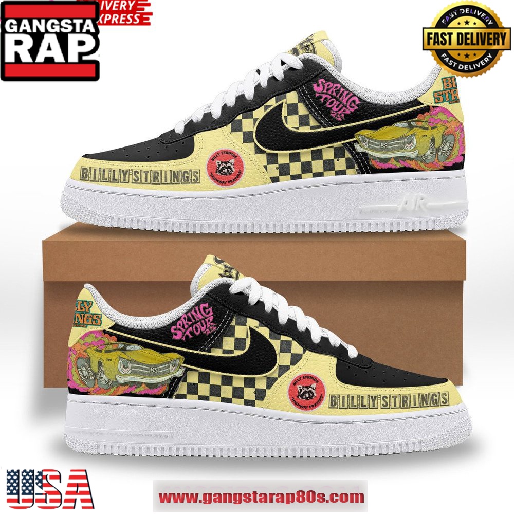Billy Strings Spring Tour 2025 Air Force 1 Running Sneakers Shoes