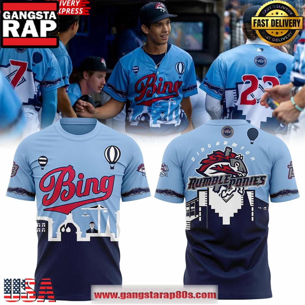 Binghamton Rumble Ponies Independence Day 2025 T-Shirt