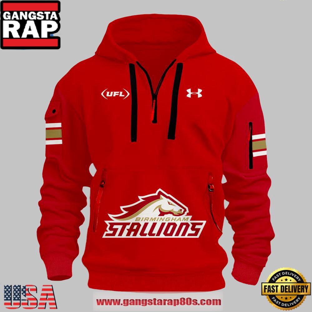 Birmingham Stallions 2025 Special Edition Quarter Unisex Zip Hoodie Birmingham Stallions 2025 Special Edition Quarter Unisex Zip Hoodie
