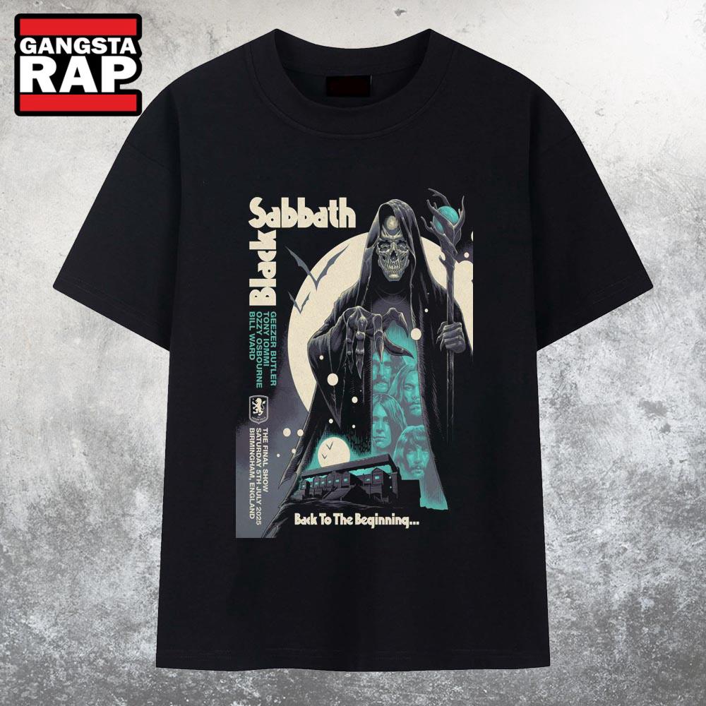 Black Sabbath Jul 5 2025 Villa Park In Birmingham UK T Shirt