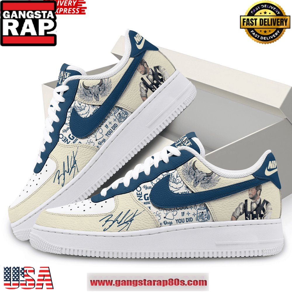 Blake Shelton Limited Edition Air Force 1 Running Sneakers Shoes Blake Shelton Limited Edition Air Force 1 Running Sneakers Shoes