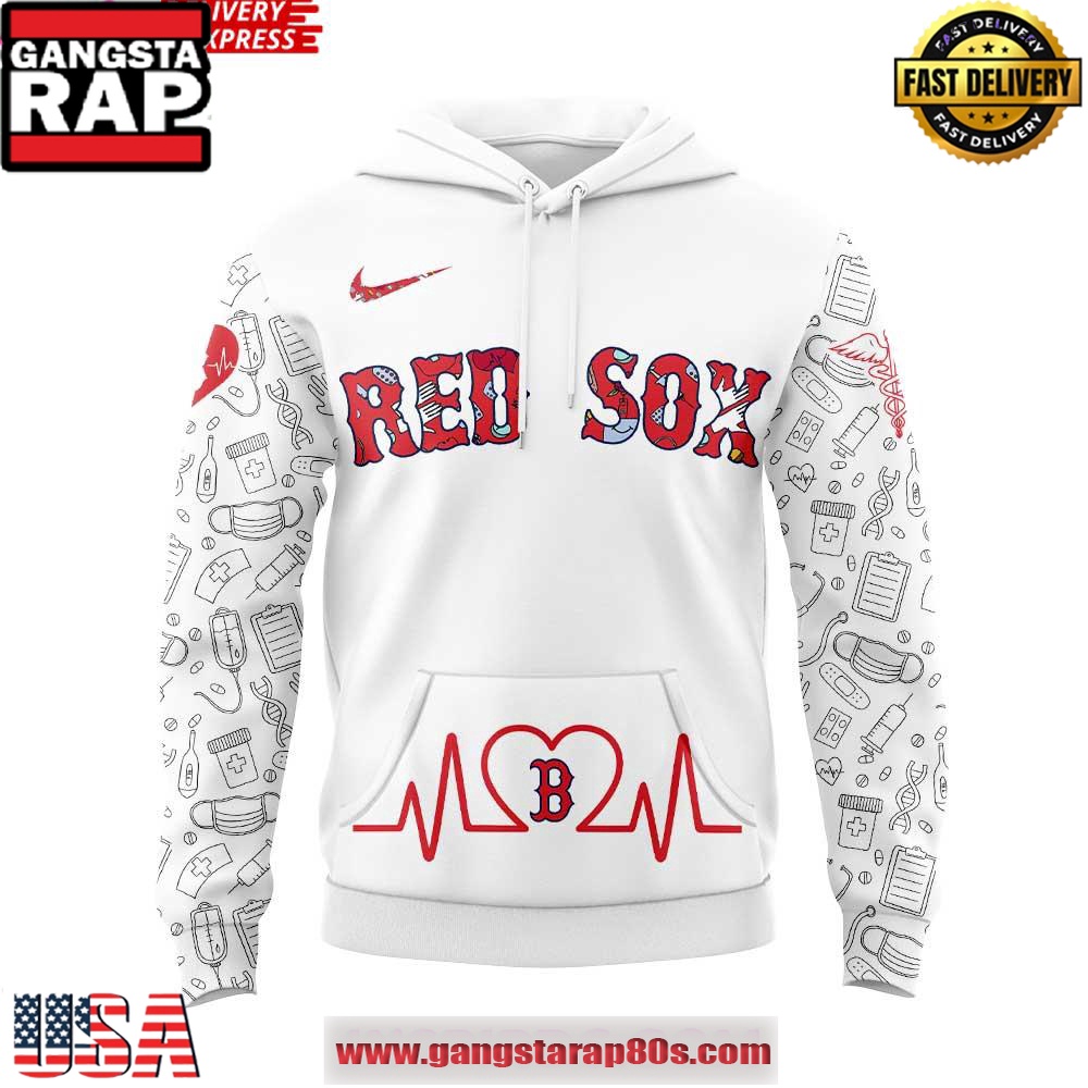Boston Red Sox Nurses Appreciation 2025 Unisex Hoodie Boston Red Sox Nurses Appreciation 2025 Unisex Hoodie