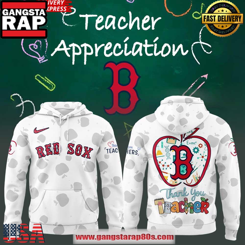 Boston Red Sox Teacher Appreciation Night 2025 Unisex Hoodie Boston Red Sox Teacher Appreciation Night 2025 Unisex Hoodie