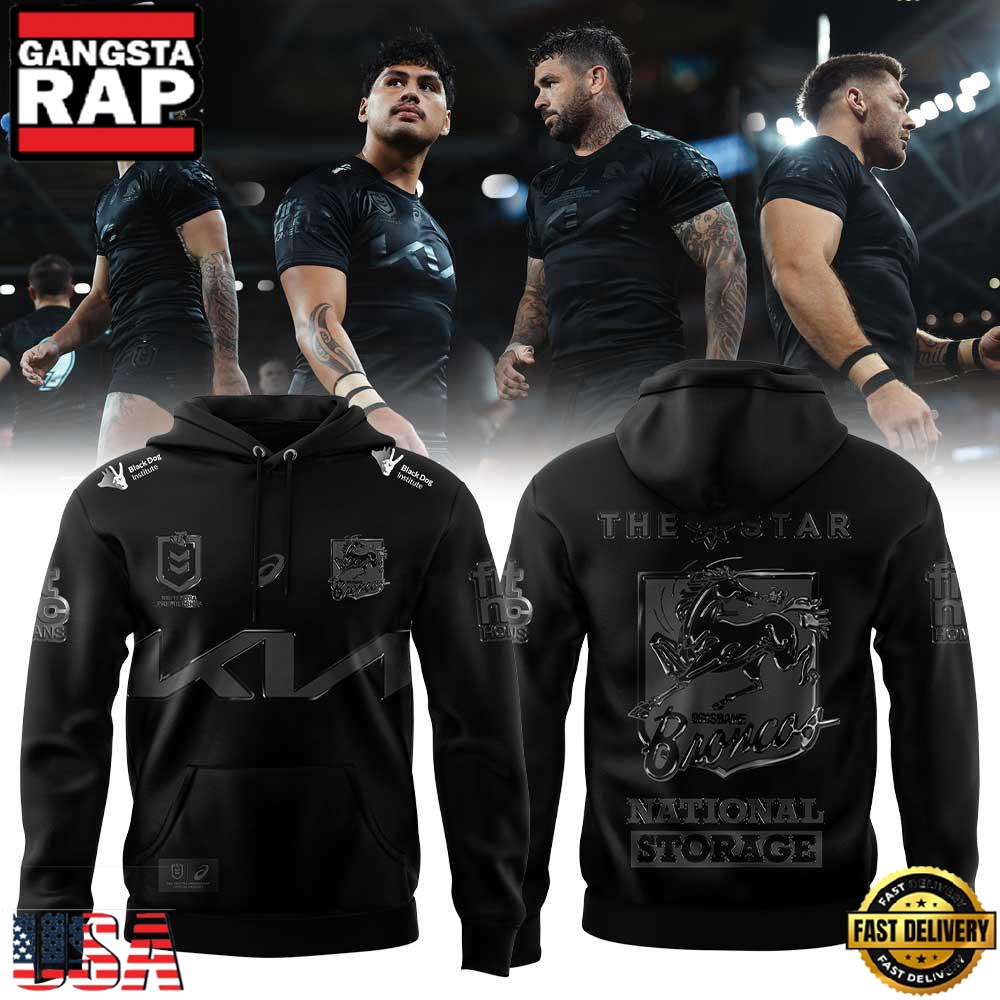 Brisbane Broncos 2025 Black Jersey Limited Premium Edition Hoodie Brisbane Broncos 2025 Black Jersey Limited Premium Edition Hoodie