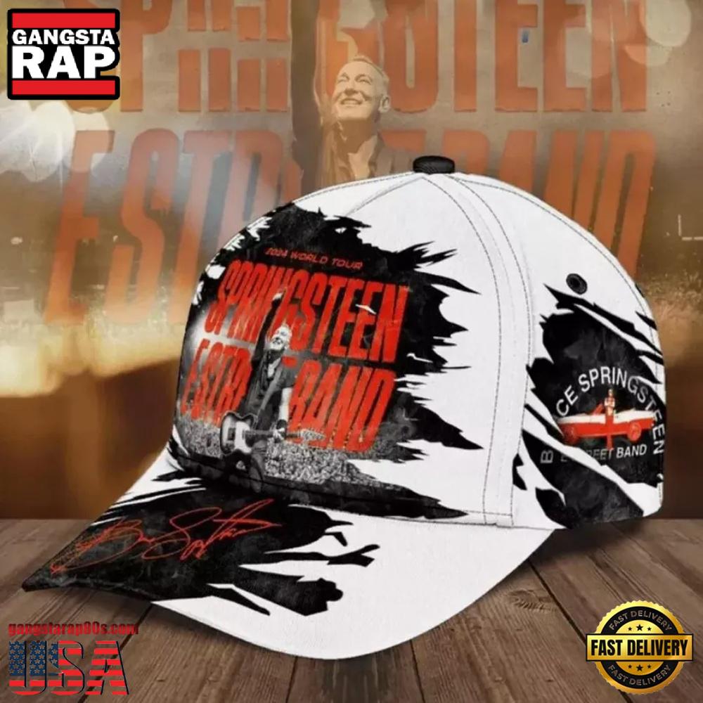 Bruce Springsteen And E Street Band World Tour Classic Baseball Cap For Fans