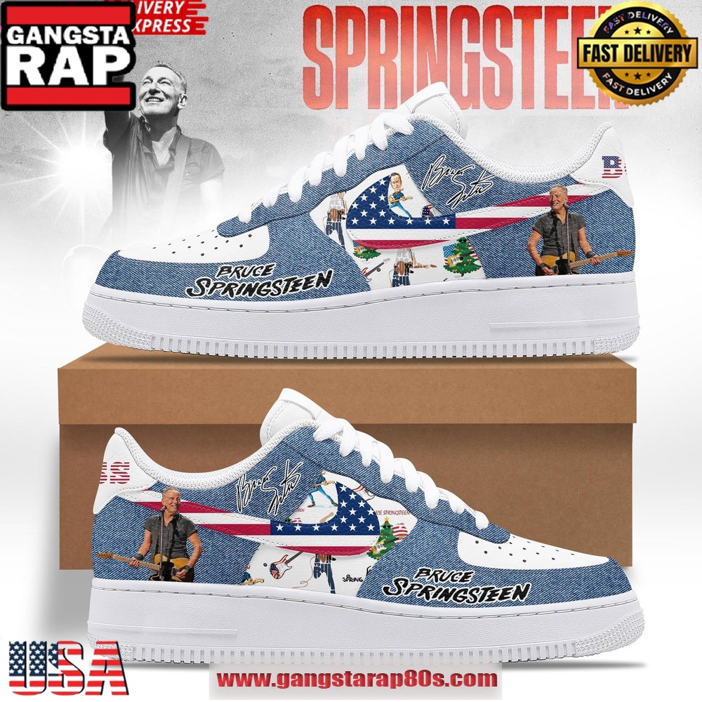 Bruce Springsteen Boss Limited Edition Air Force 1 Running Sneakers