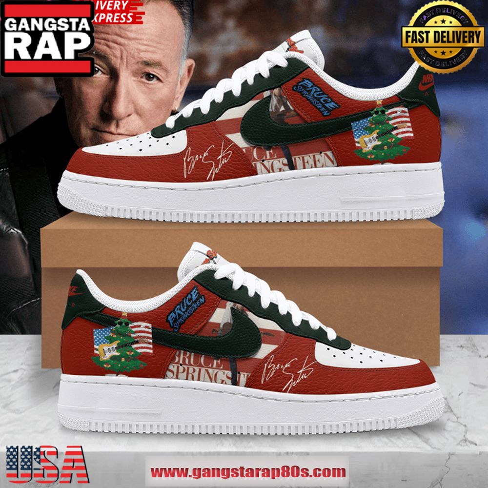 Bruce Springsteen Limited Edition Air Force 1 Running Sneakers Shoes
