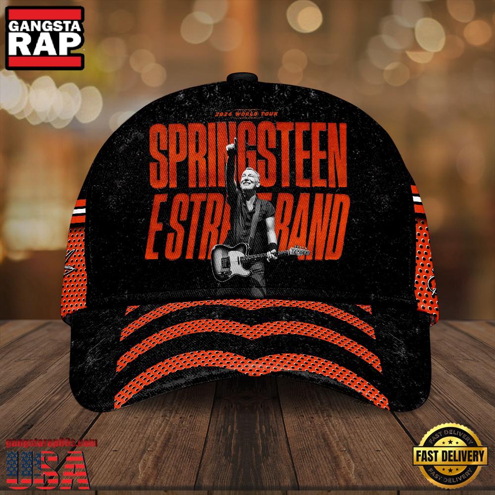 Bruce Springsteen Music Pattern Classic Baseball Cap For Fans