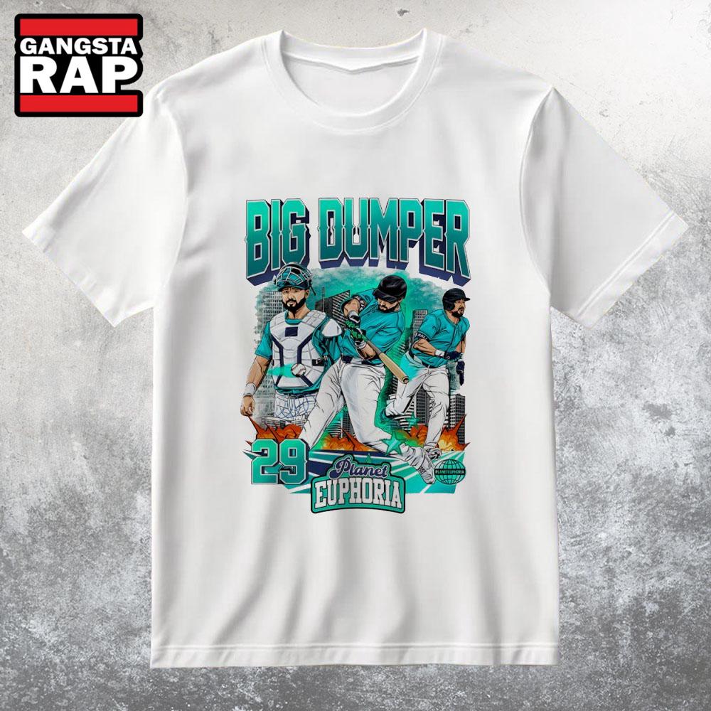 Cal Raleigh Big Dumper #29 Seattle Mariners comic T Shirt