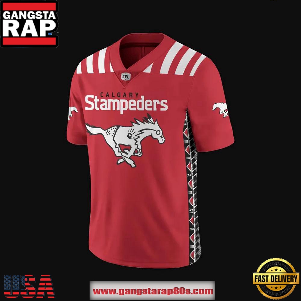 Calgary Stampeders 2025 Indigenous Month Limited Edition Custom Football Jersey