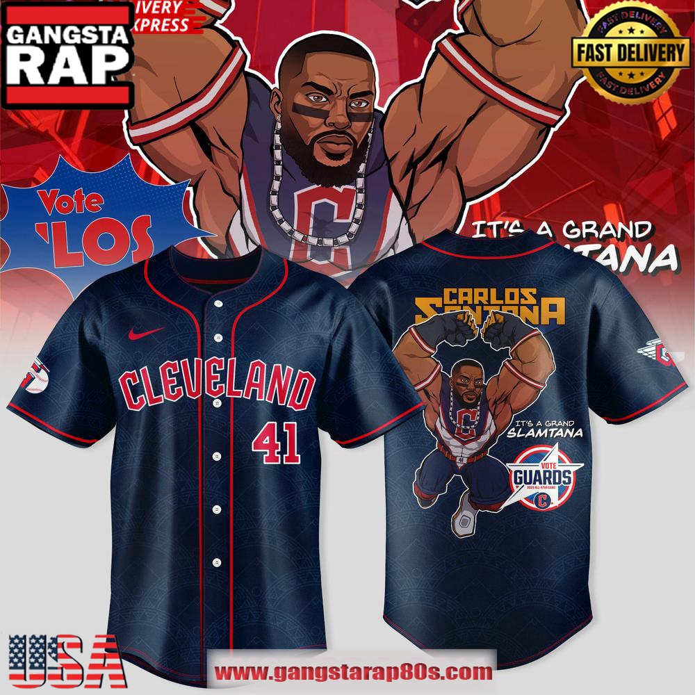 Carlos Santana x Guardian Power All-Star Edition Baseball Jersey Shirt