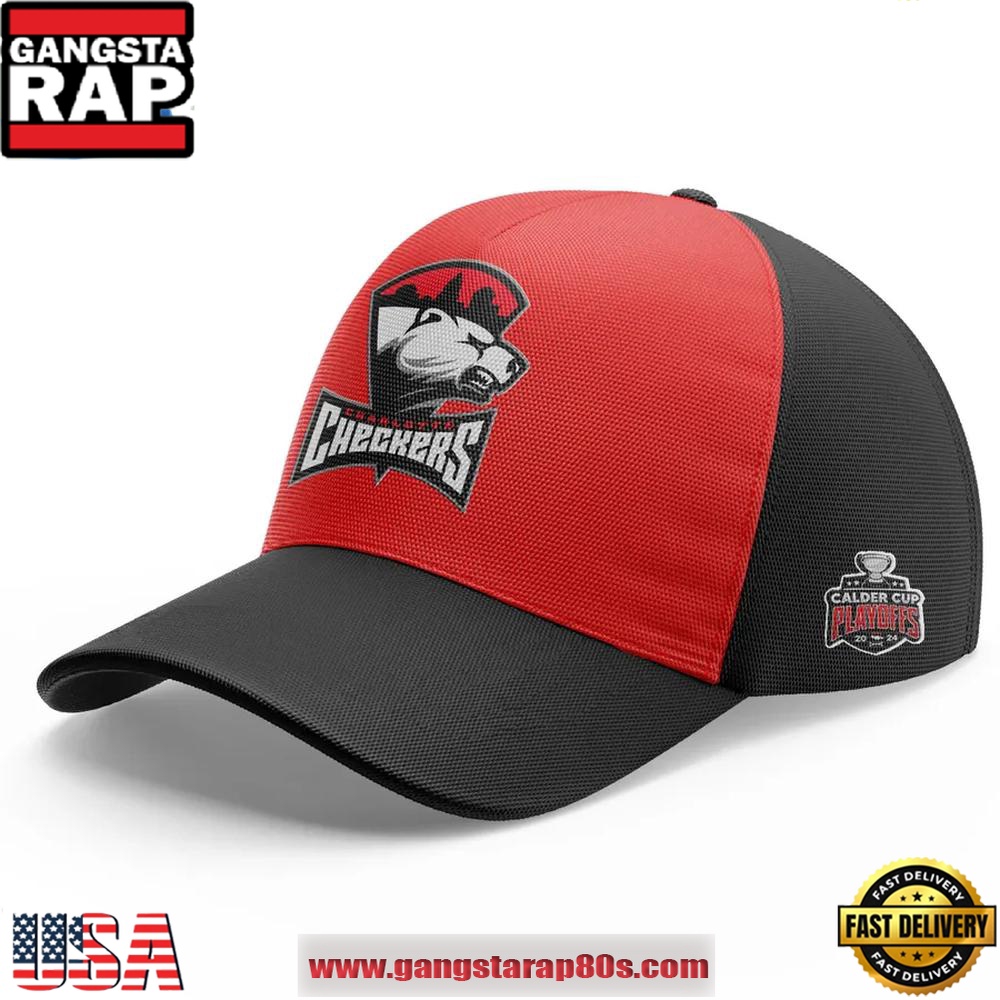 Charlotte Checkers Calder Cup Uniform 2025 Special Red Classic Cap Hats