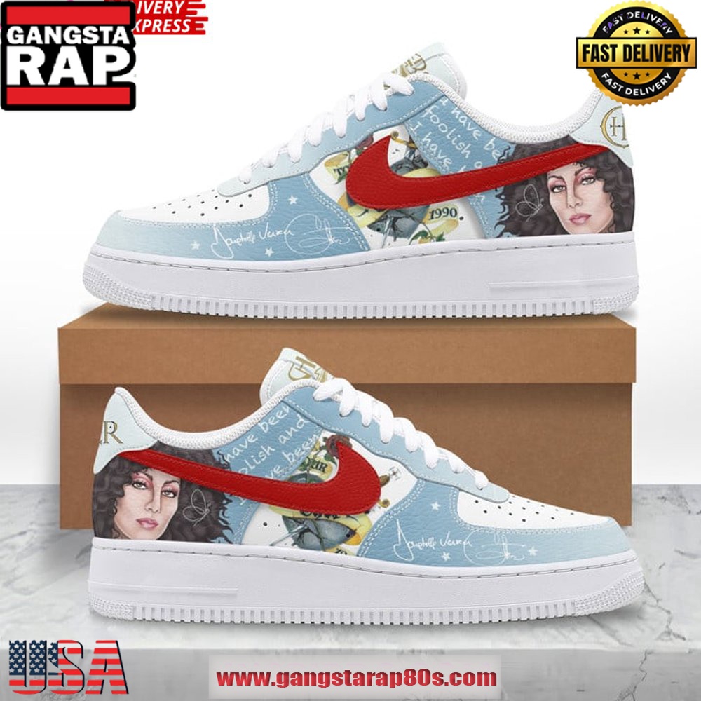 Cher Timeless Diva Limited Edition Air Force 1 Sneakers Shoes