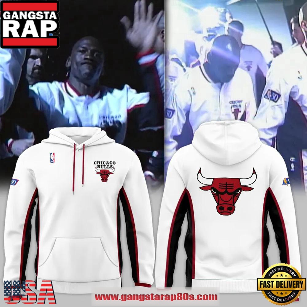 Chicago Bulls Michael Jordan Special Edition White Unisex Hoodie