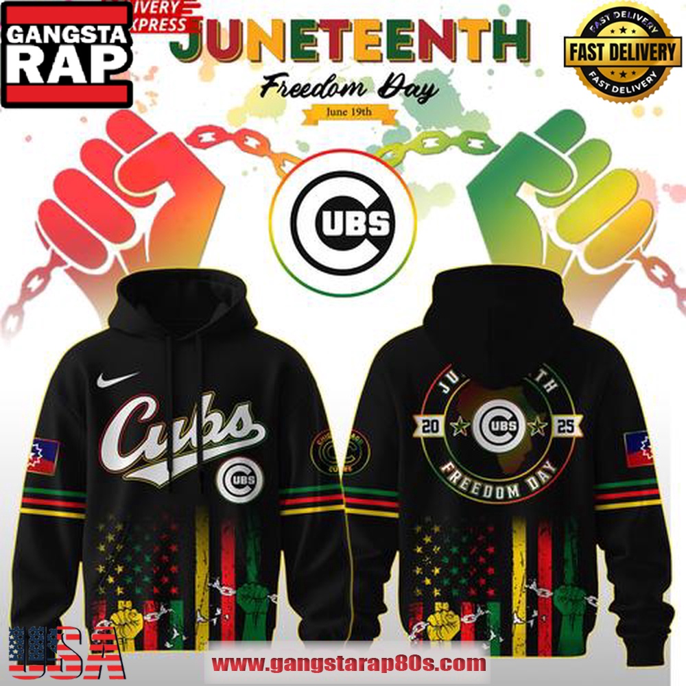 Chicago Cubs Juneteenth Day 2025 Special Unisex Hoodie