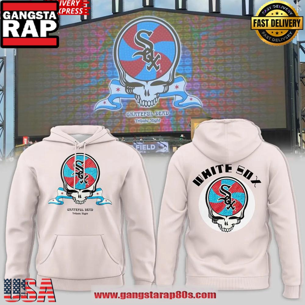 Chicago White Sox x Grateful Dead Tribute Night 2025 All Over Print Hoodie