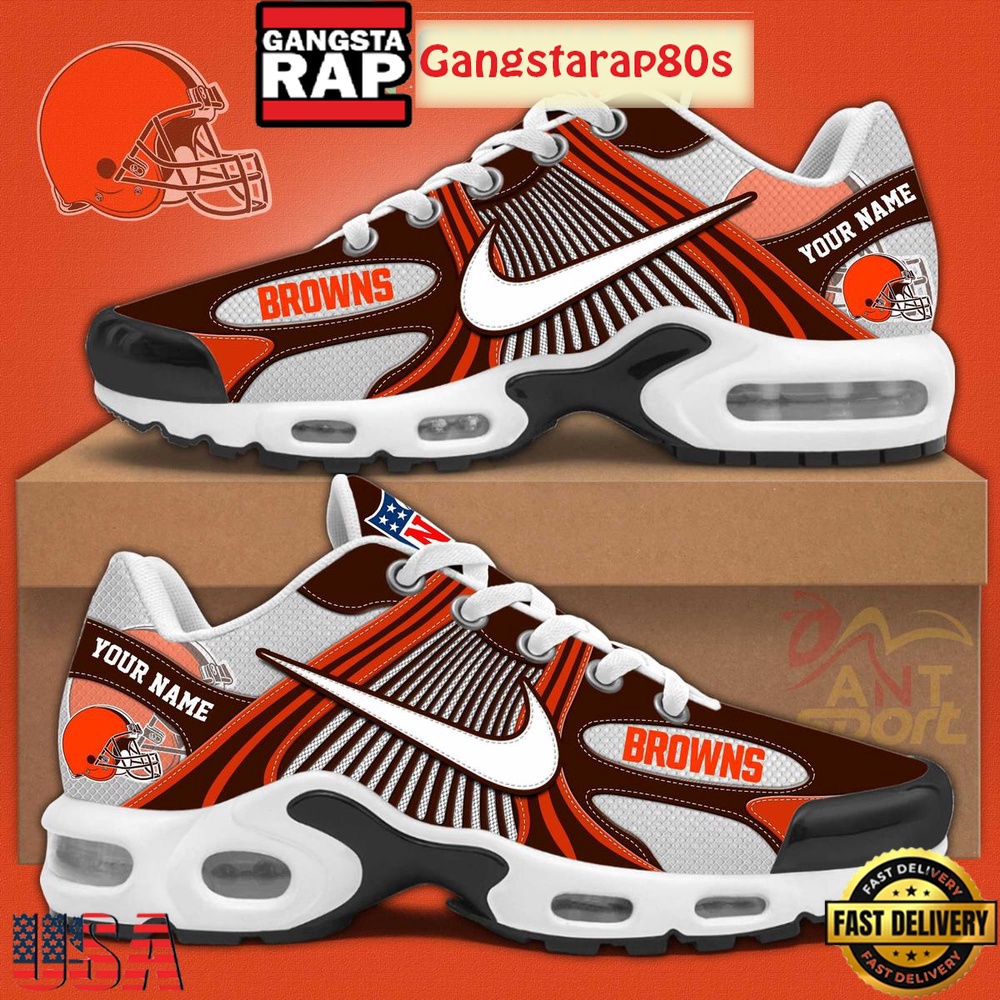 Cleveland Browns New Season 2025 Custom Air Max Plus Shoes Cleveland Browns New Season 2025 Custom Air Max Plus Shoes