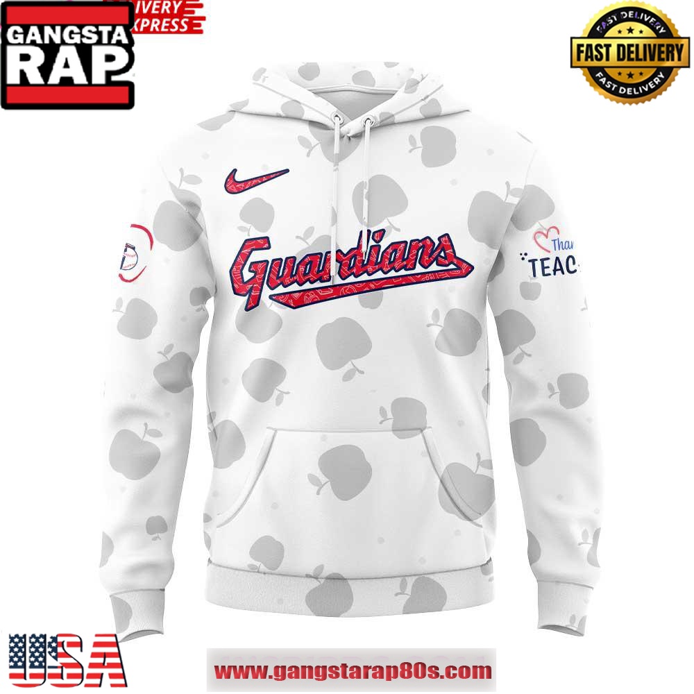Cleveland Guardians Teacher Appreciation Night 2025 Unisex Hoodie
