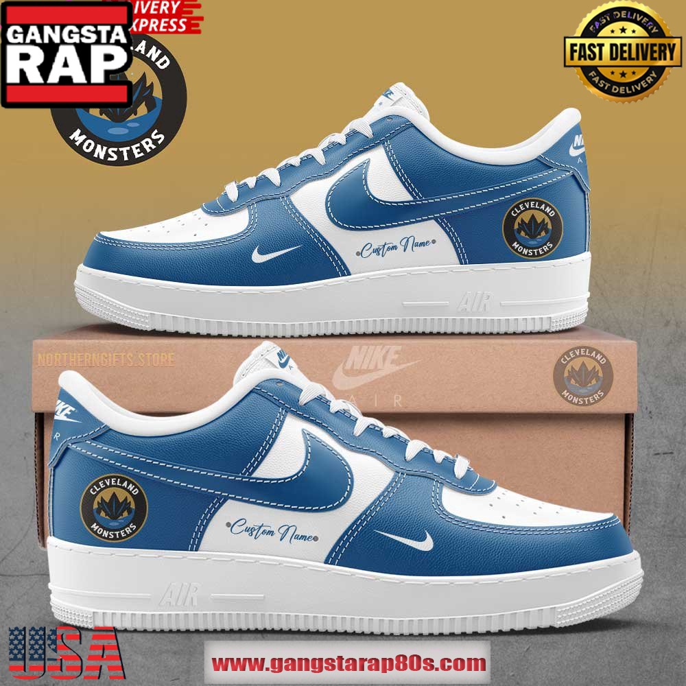 Cleveland Monsters Special Air Force 1 Shoes Running Sneakers