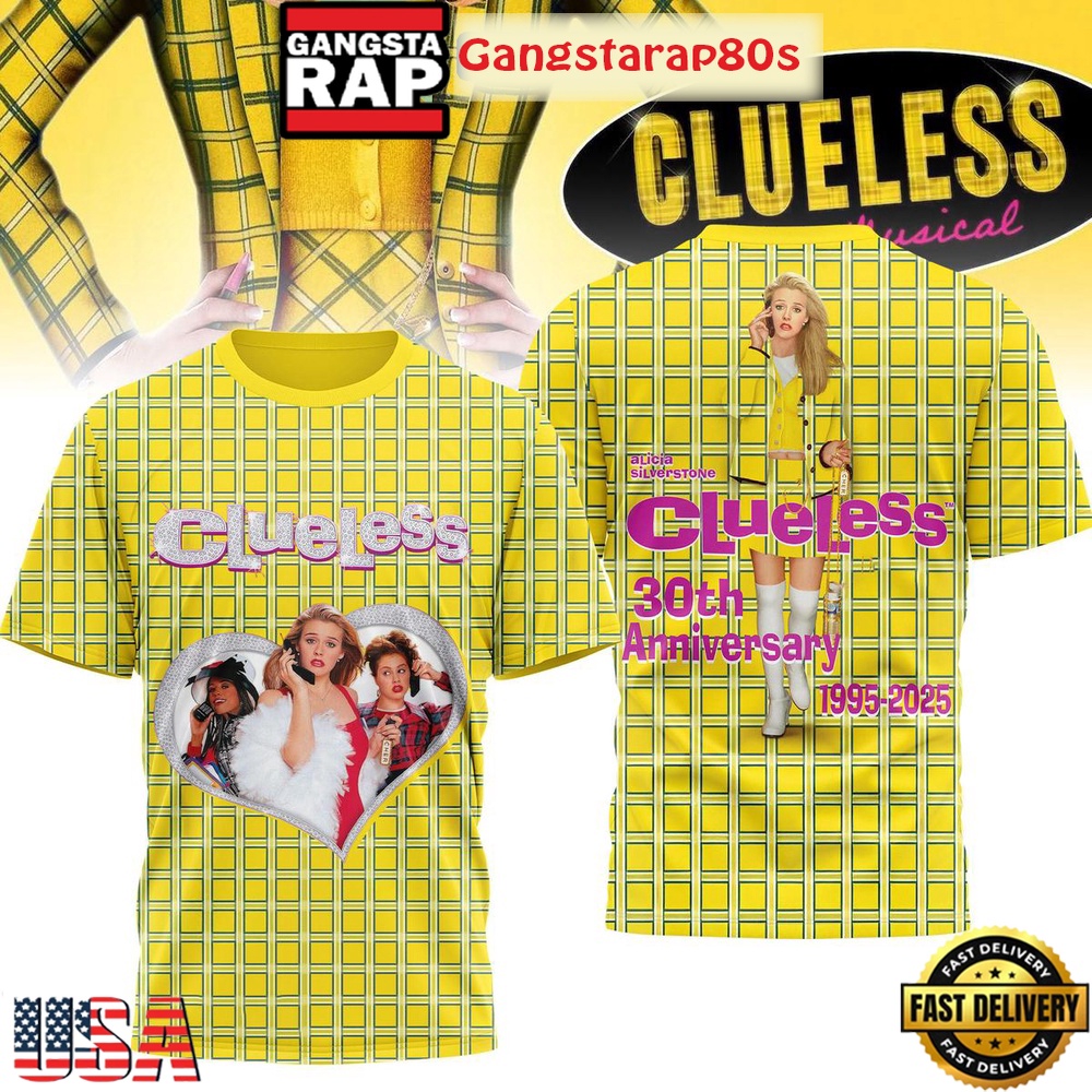 Clueless Alicia Silverstone 30th Anniversary 1995 2025 T-Shirt