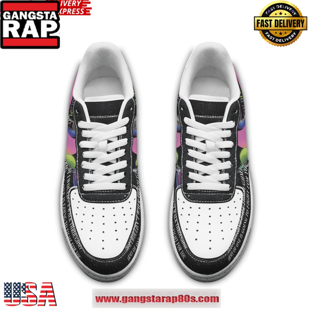 COLDPLAY Army Of Limited Edition Air Force 1 Sneakers Shoes COLDPLAY Army Of Limited Edition Air Force 1 Sneakers Shoes