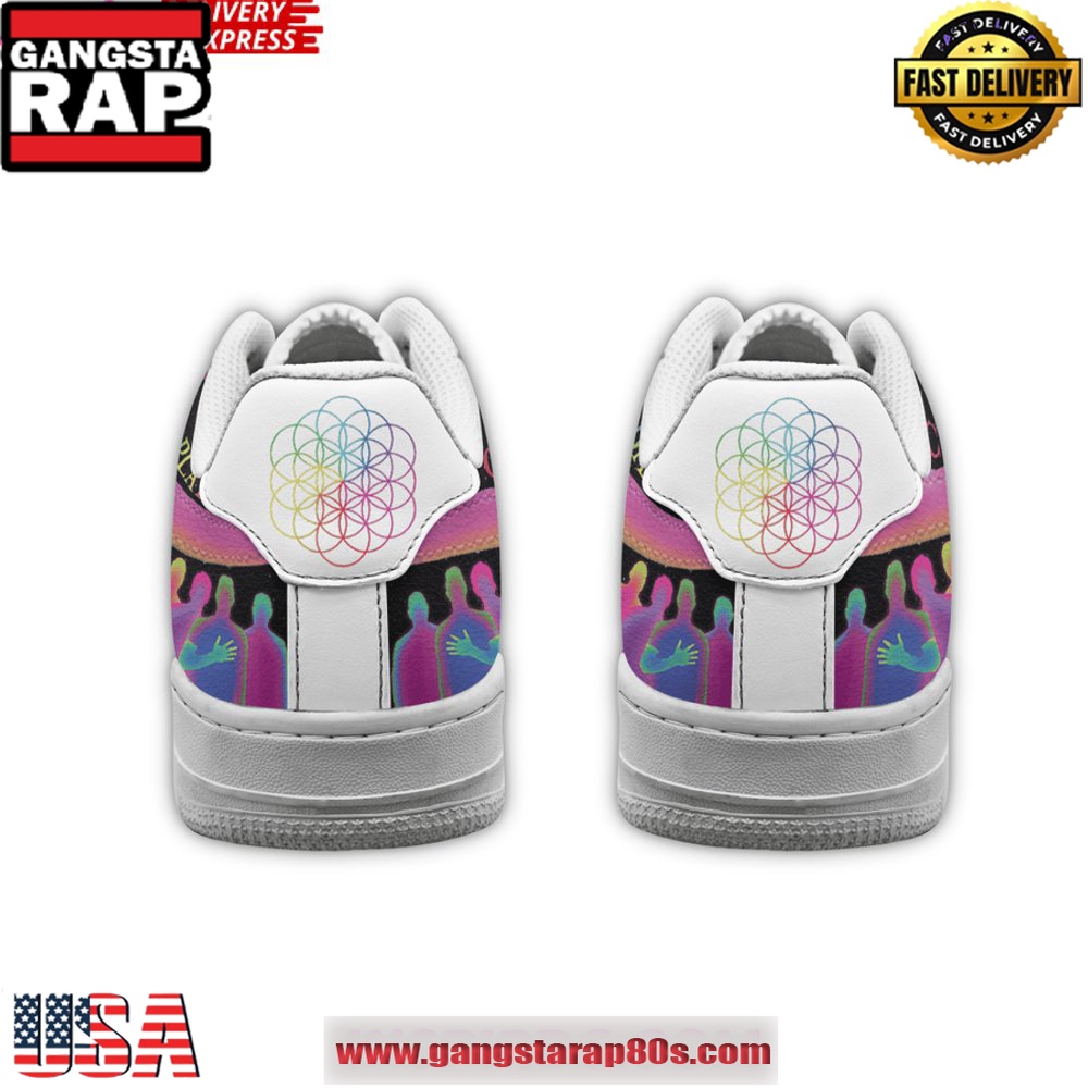 COLDPLAY Army Of Limited Edition Air Force 1 Sneakers Shoes COLDPLAY Army Of Limited Edition Air Force 1 Sneakers Shoes
