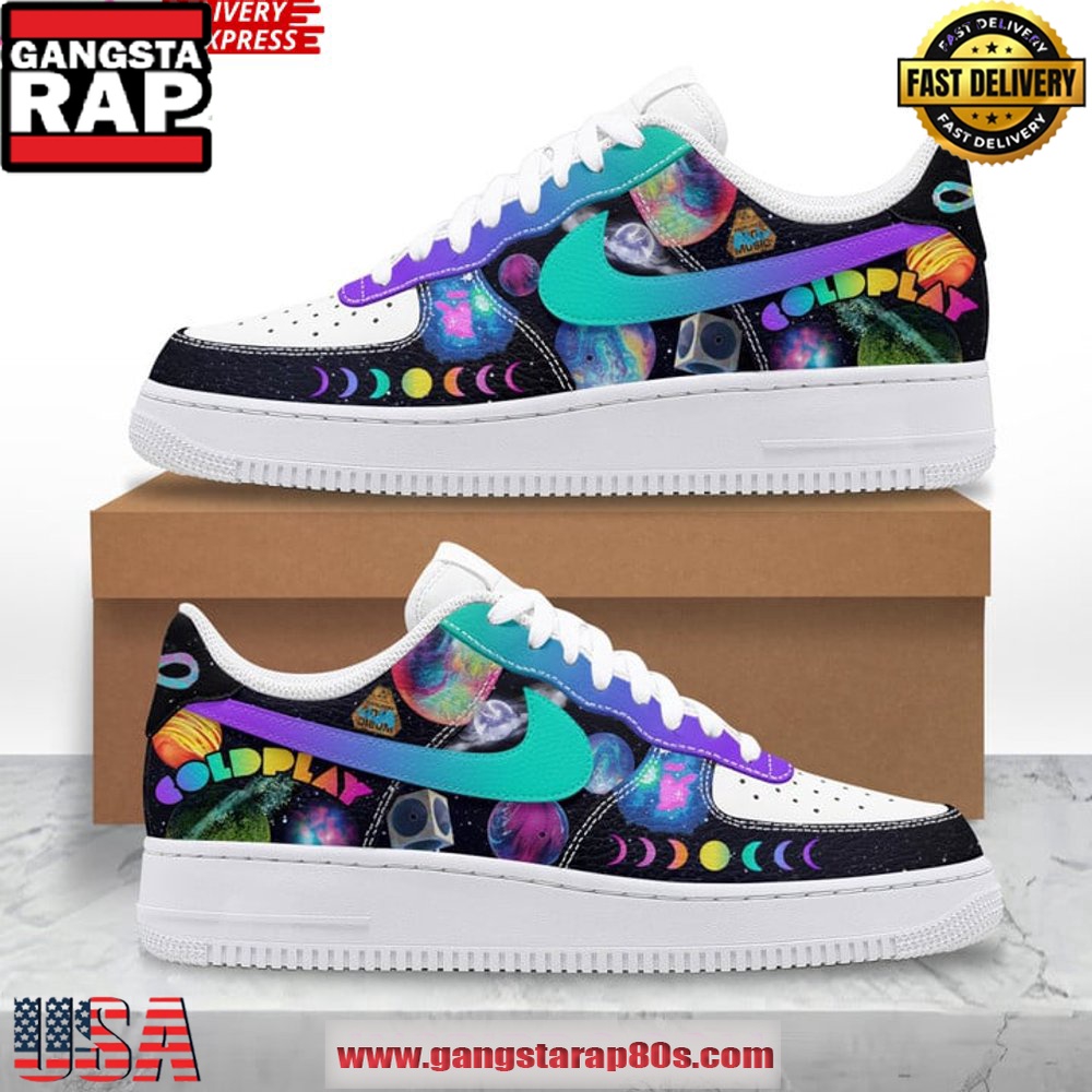 Coldplay Higher Power Limited Edition Air Force 1 Sneakers Shoes